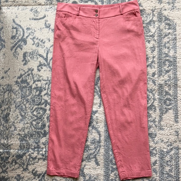 Loft - Marisa Linen Blend Pant - Picture 2 of 6